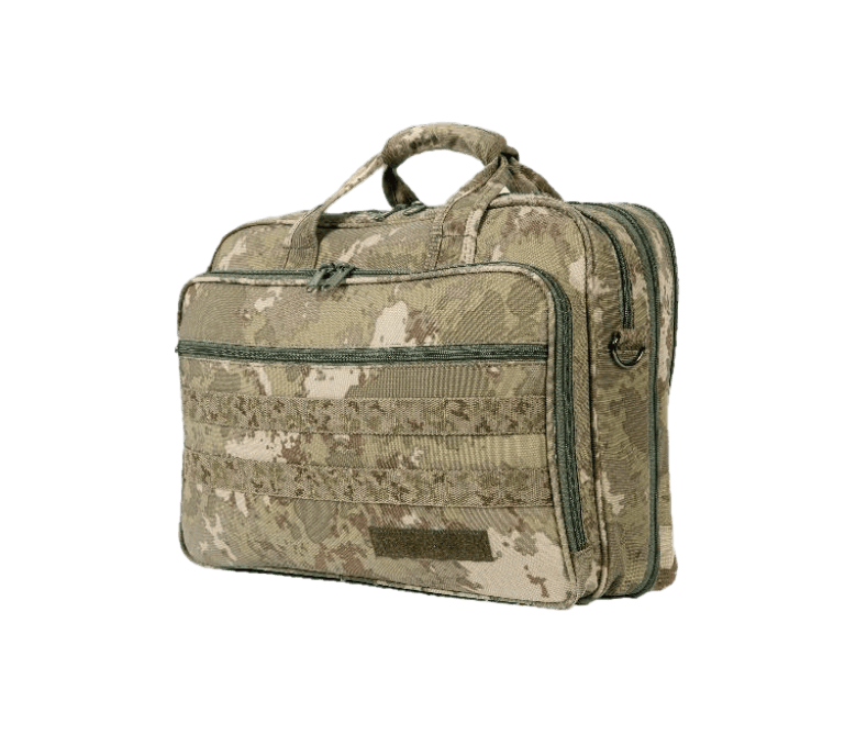 Military Briefcase/Laptop Bag OD Green Camo